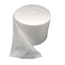 China Wholesale Plain Pearl-dot Mesh Pattern Polyester/Viscose Spunlace Nonwoven Fabric for Wet Wipes